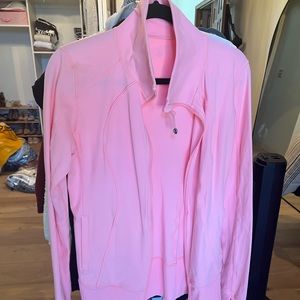 Lululemon long jacket hot pastel pink